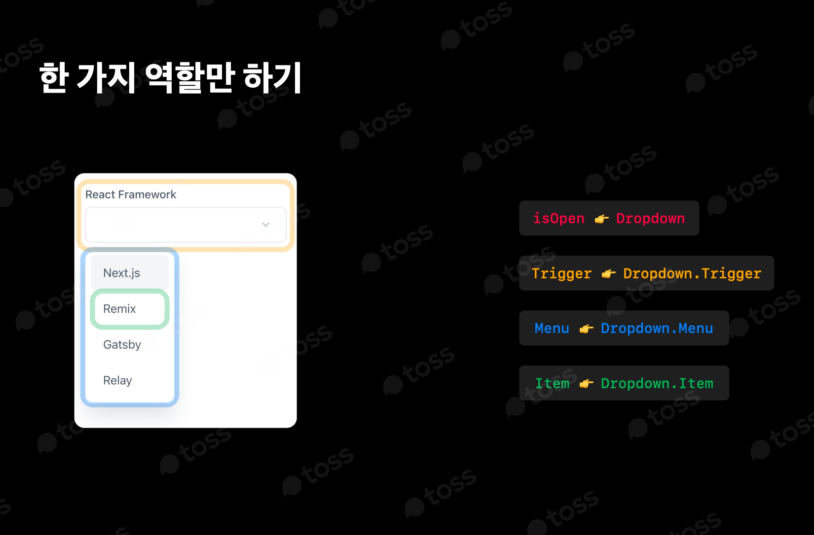 한가지 역할만 하기 발표자료